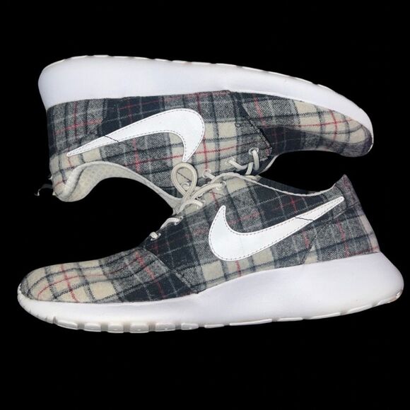 2014 Women’s Pendleton X Nikeid Roshe Run Wool Plaid Sneakers Size 8 - Picture 5 of 11